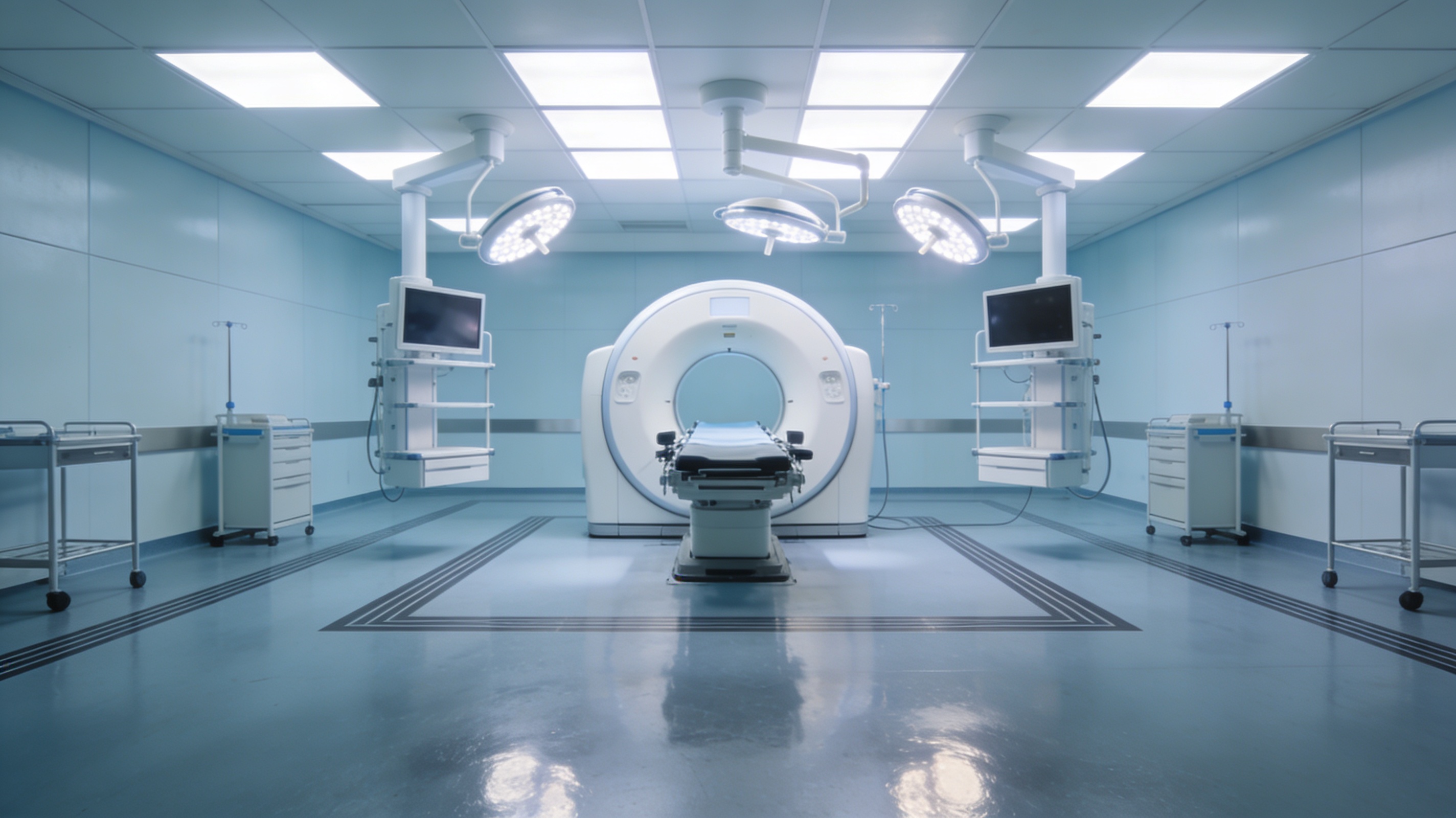 Антистатический пол в медицинском центре