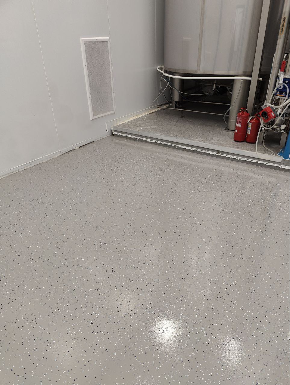 Полиуретановое покрытие — Производственное помещение