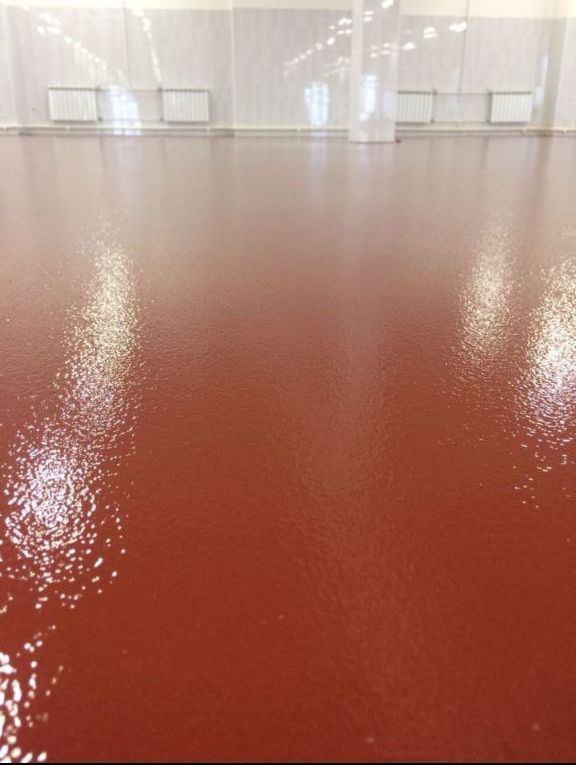 Эпоксидное тонкослойное покрытие — Производственный цех