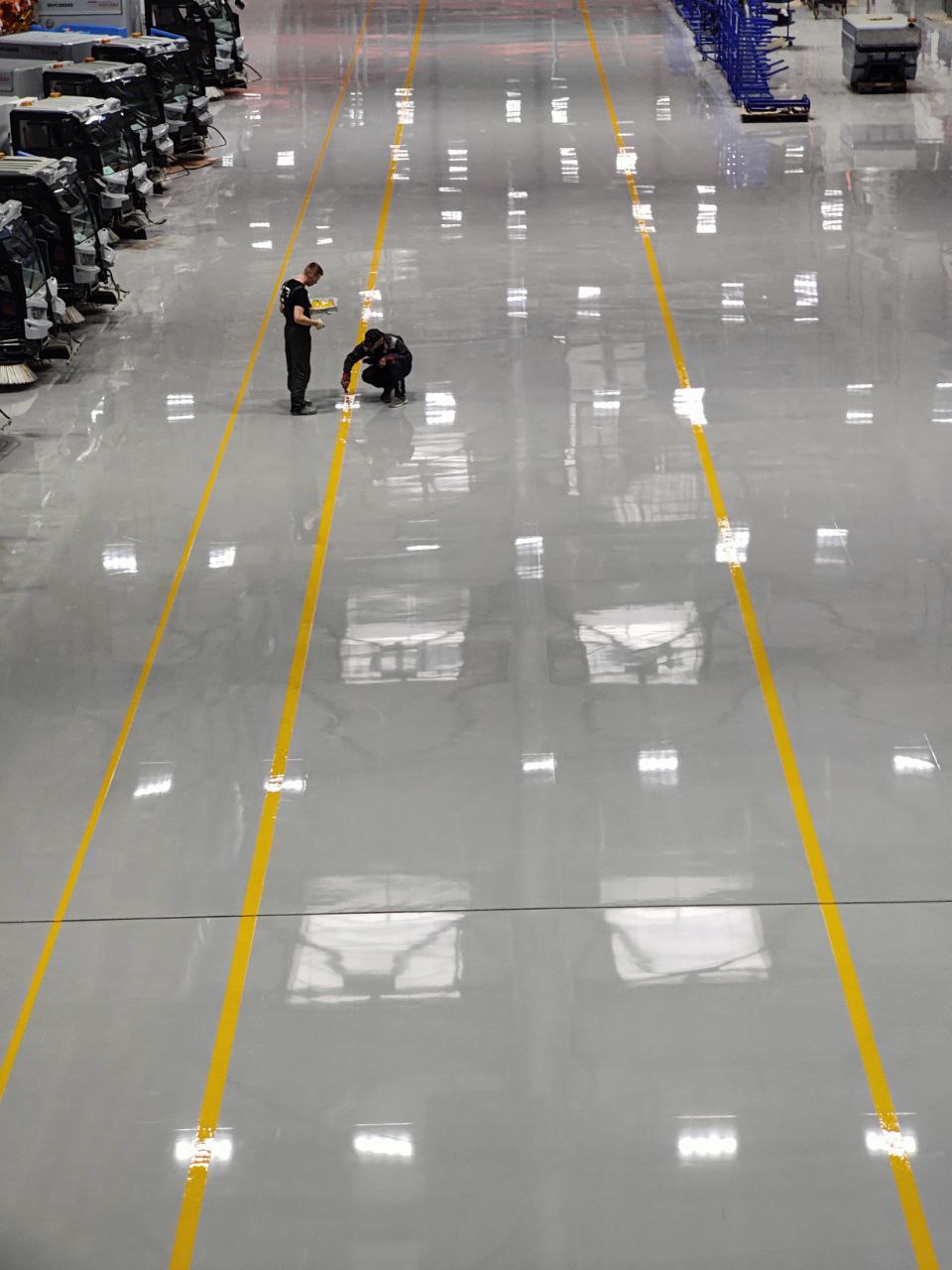 Эпоксидное наливное покрытие — Сборочный цех