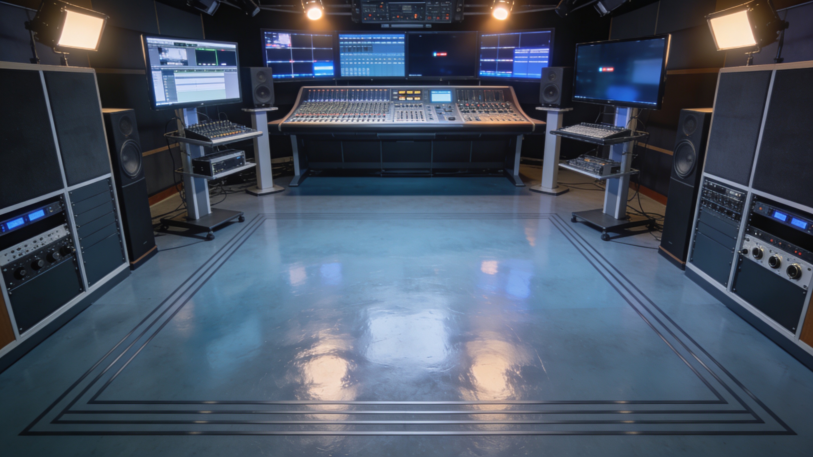 Антистатический пол в студии